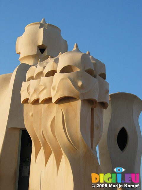 20953 Chimneys on La Pedrera